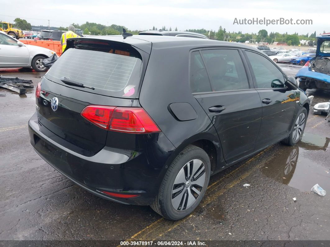 2016 Volkswagen E-golf Sel Premium Black vin: WVWPP7AU8GW915111