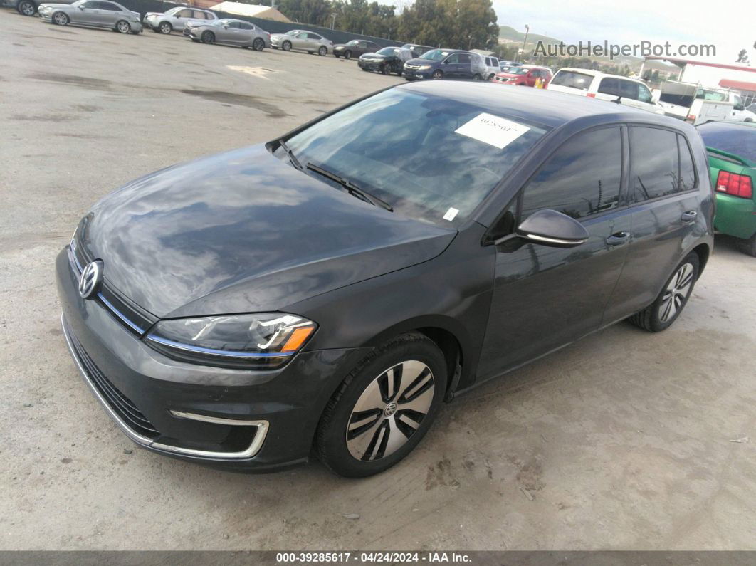 2015 Volkswagen E-golf Sel Premium Gray vin: WVWPP7AU9FW908733