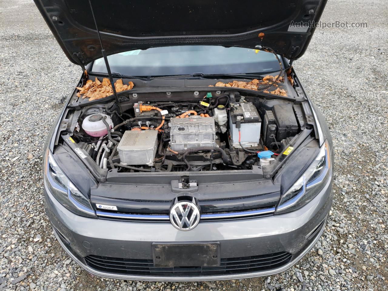 2019 Volkswagen E-golf Sel Premium Charcoal vin: WVWPR7AU3KW909414