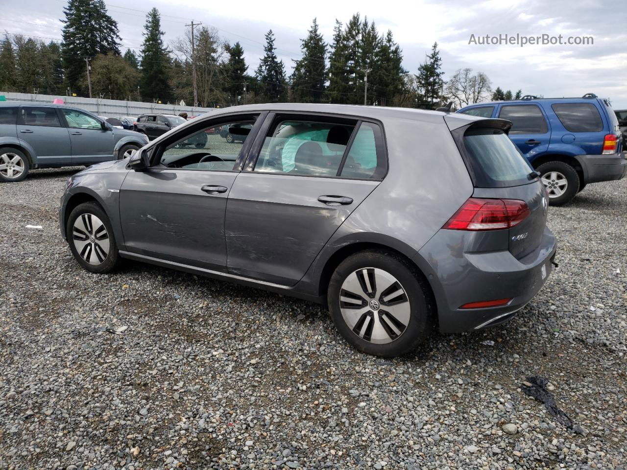 2019 Volkswagen E-golf Sel Premium Charcoal vin: WVWPR7AU3KW909414