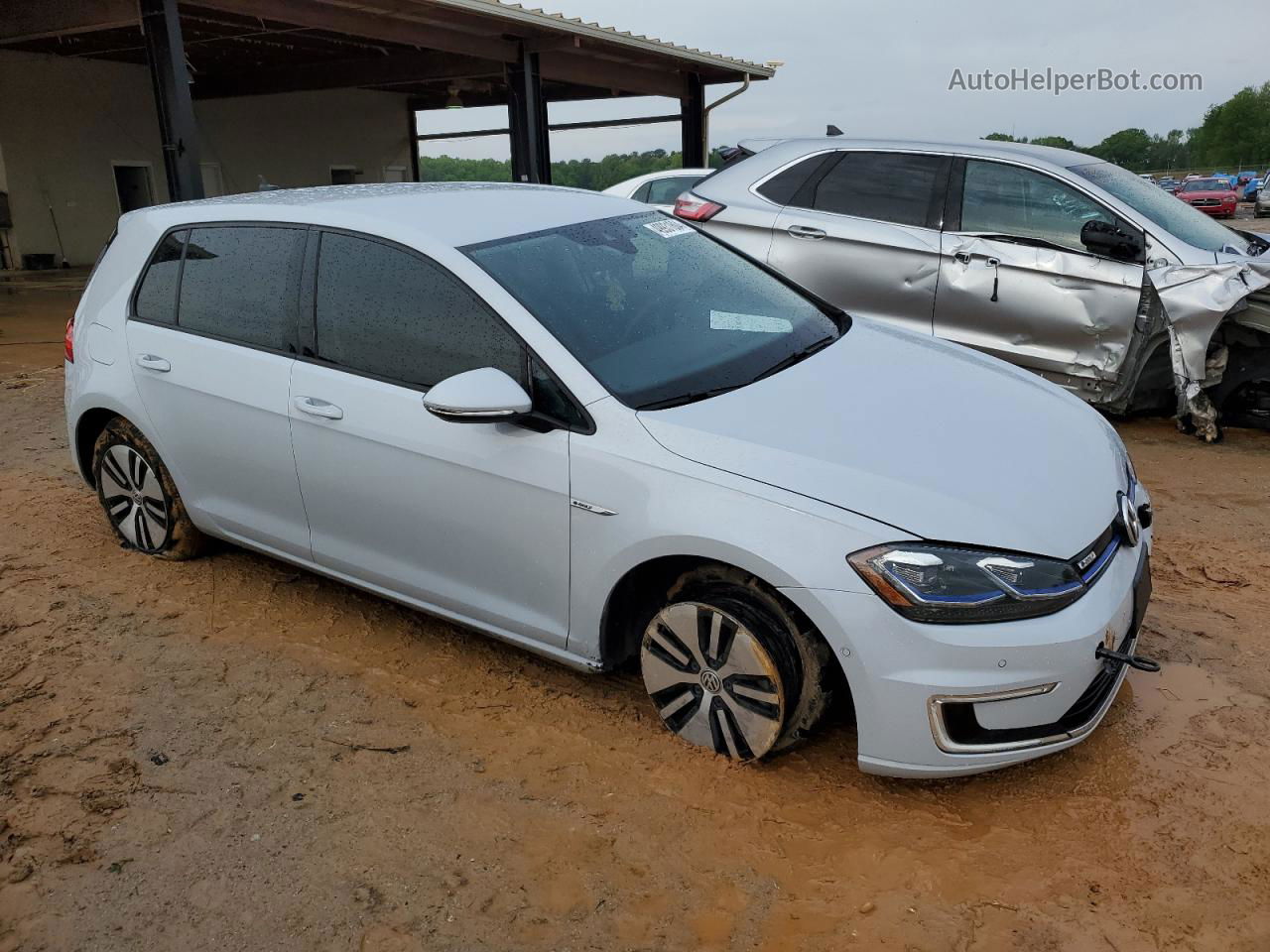 2017 Volkswagen E-golf Sel Premium Silver vin: WVWPR7AU5HW953665