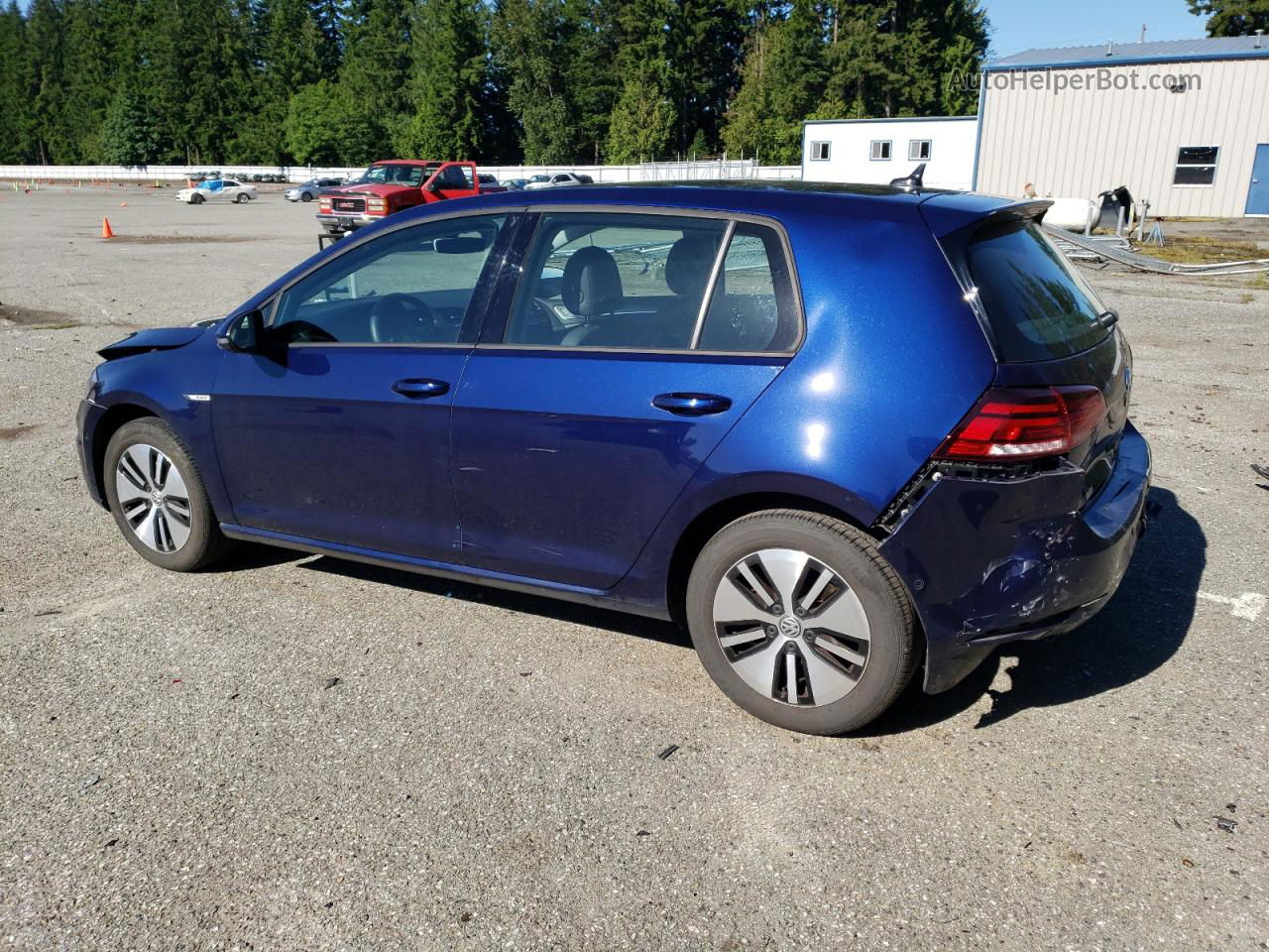 2019 Volkswagen E-golf Sel Premium Blue vin: WVWPR7AU5KW906644