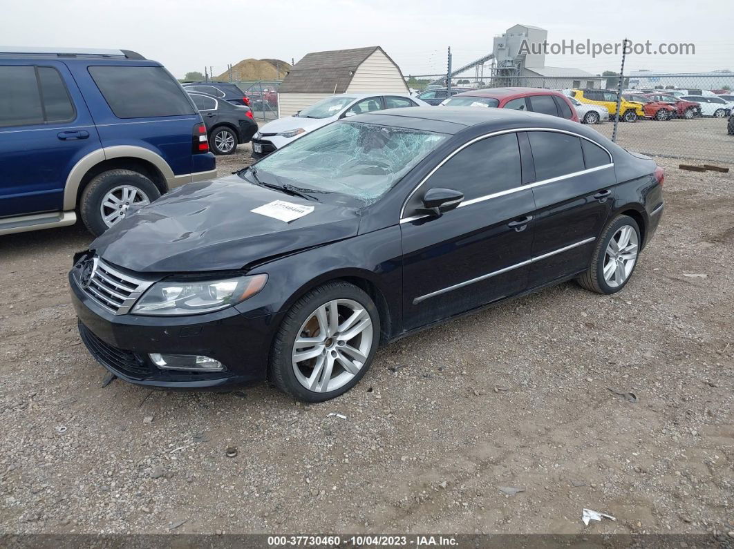 2013 Volkswagen Cc 2.0t Lux Black vin: WVWRN7AN1DE518431