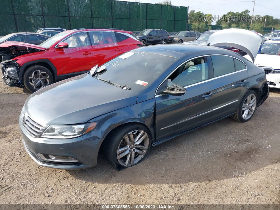 2014 Volkswagen Cc 2.0t Executive Gray vin: WVWRN7AN2EE503566