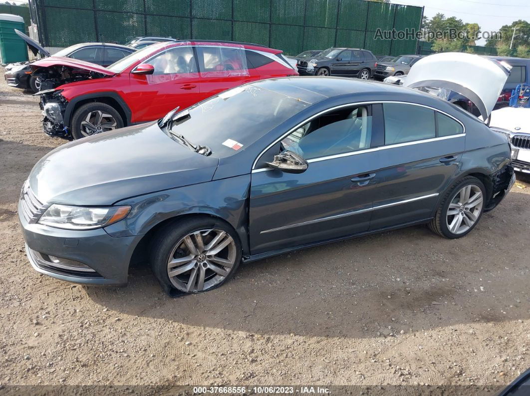 2014 Volkswagen Cc 2.0t Executive Gray vin: WVWRN7AN2EE503566