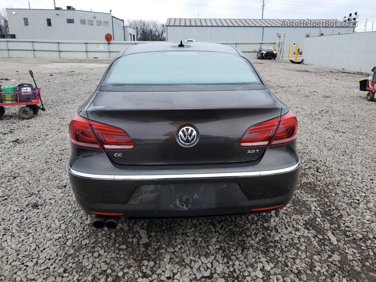 2014 Volkswagen Cc Luxury Charcoal vin: WVWRN7AN3EE509893