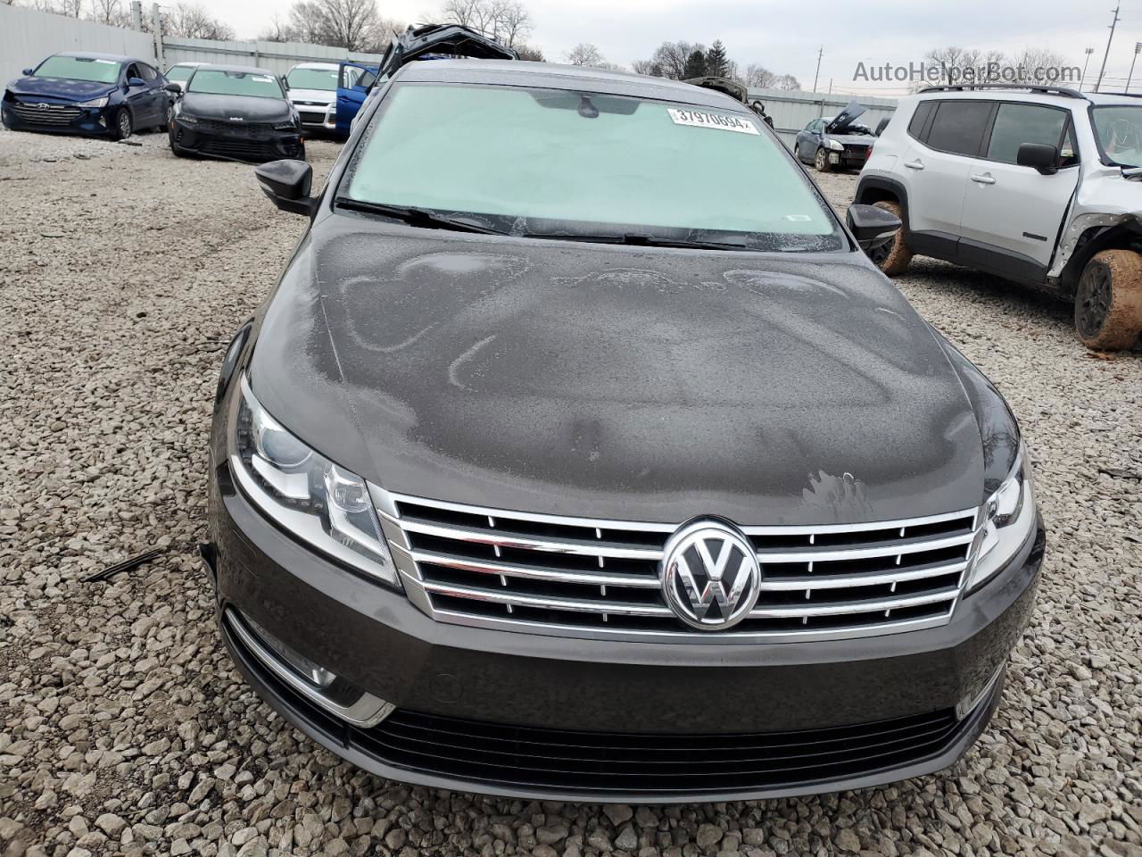 2014 Volkswagen Cc Luxury Charcoal vin: WVWRN7AN3EE509893