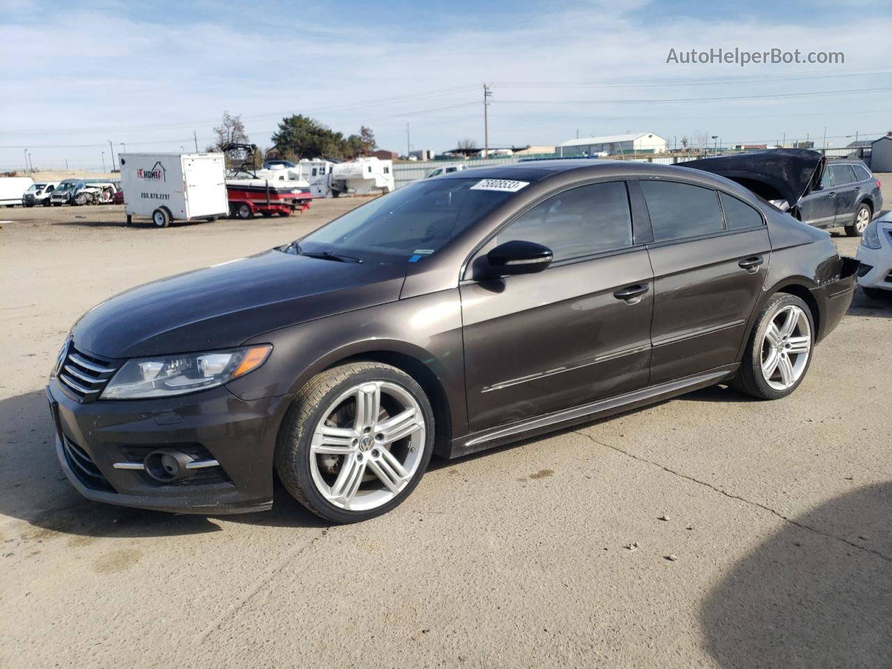 2016 Volkswagen Cc R-line Gray vin: WVWRN7AN3GE501215