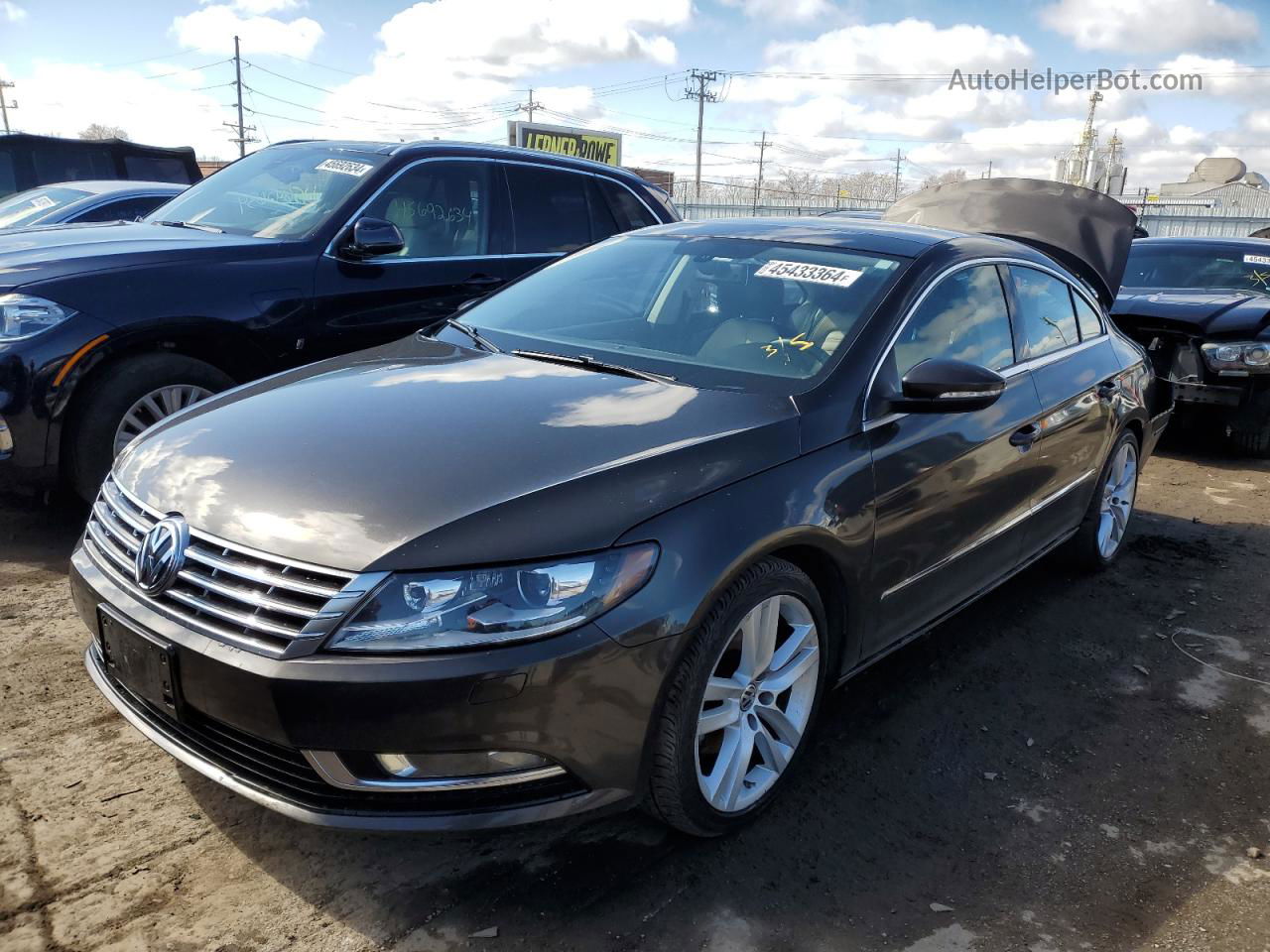 2013 Volkswagen Cc Luxury Brown vin: WVWRN7AN4DE564853