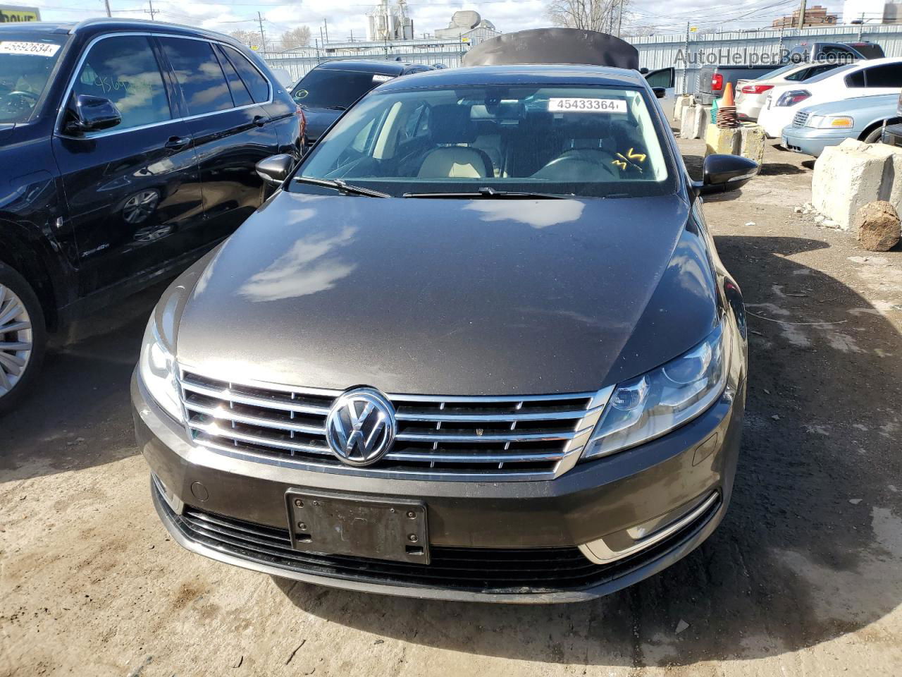 2013 Volkswagen Cc Luxury Brown vin: WVWRN7AN4DE564853