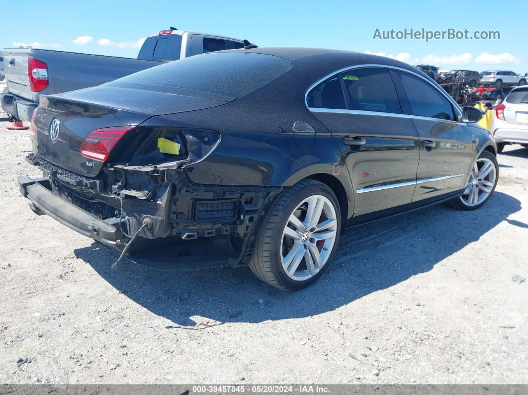 2013 Volkswagen Cc 2.0t Lux Black vin: WVWRN7AN5DE502393