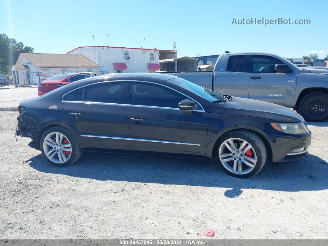 2013 Volkswagen Cc 2.0t Lux Black vin: WVWRN7AN5DE502393