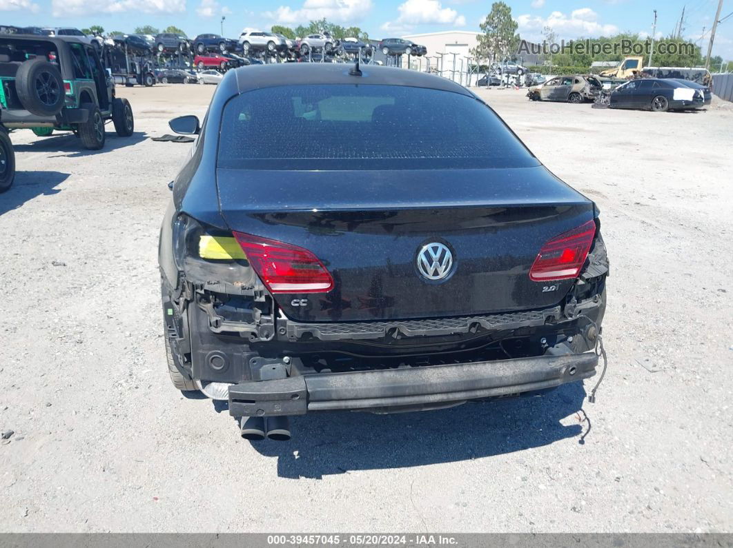 2013 Volkswagen Cc 2.0t Lux Black vin: WVWRN7AN5DE502393