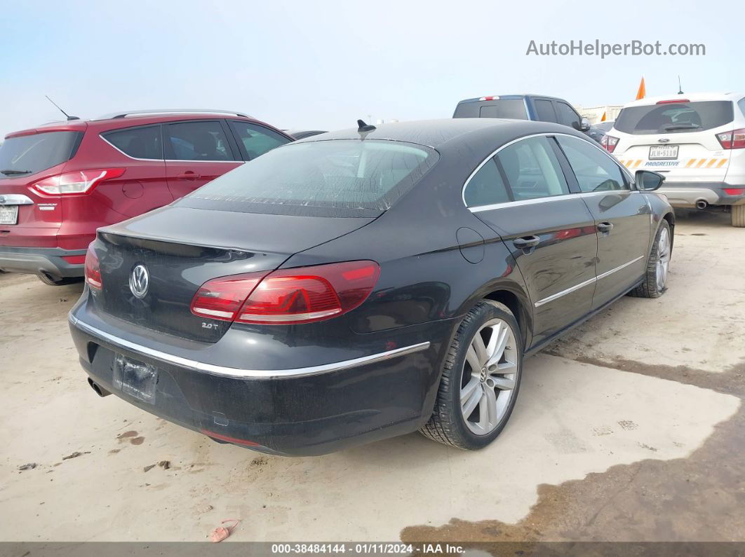 2013 Volkswagen Cc 2.0t Lux Black vin: WVWRN7AN6DE518229