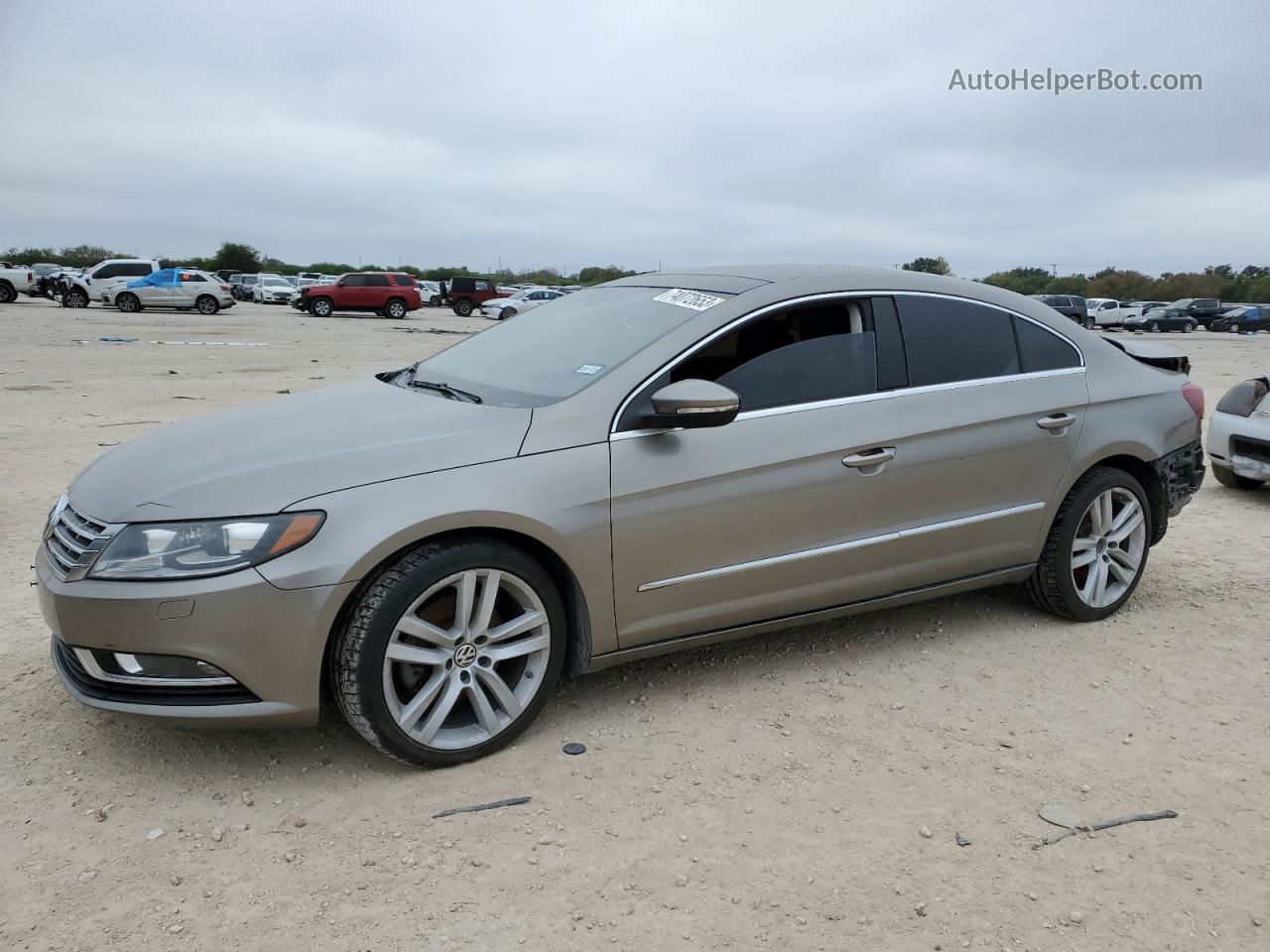 2014 Volkswagen Cc Luxury Brown vin: WVWRN7AN7EE500341