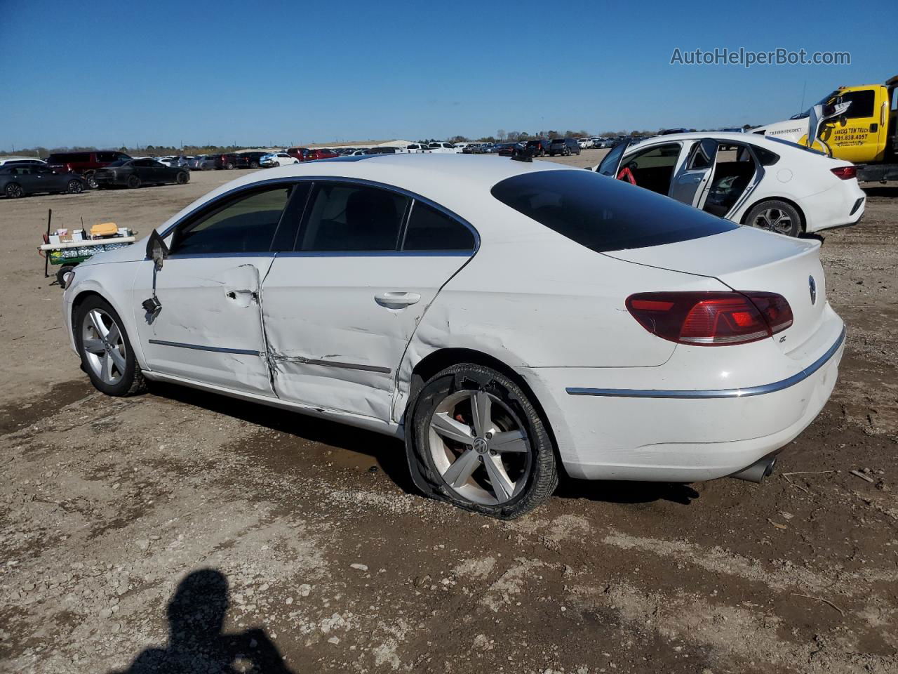 2013 Volkswagen Cc Luxury Белый vin: WVWRN7AN8DE520015