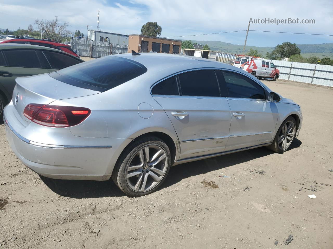 2013 Volkswagen Cc Luxury Silver vin: WVWRN7AN8DE524677