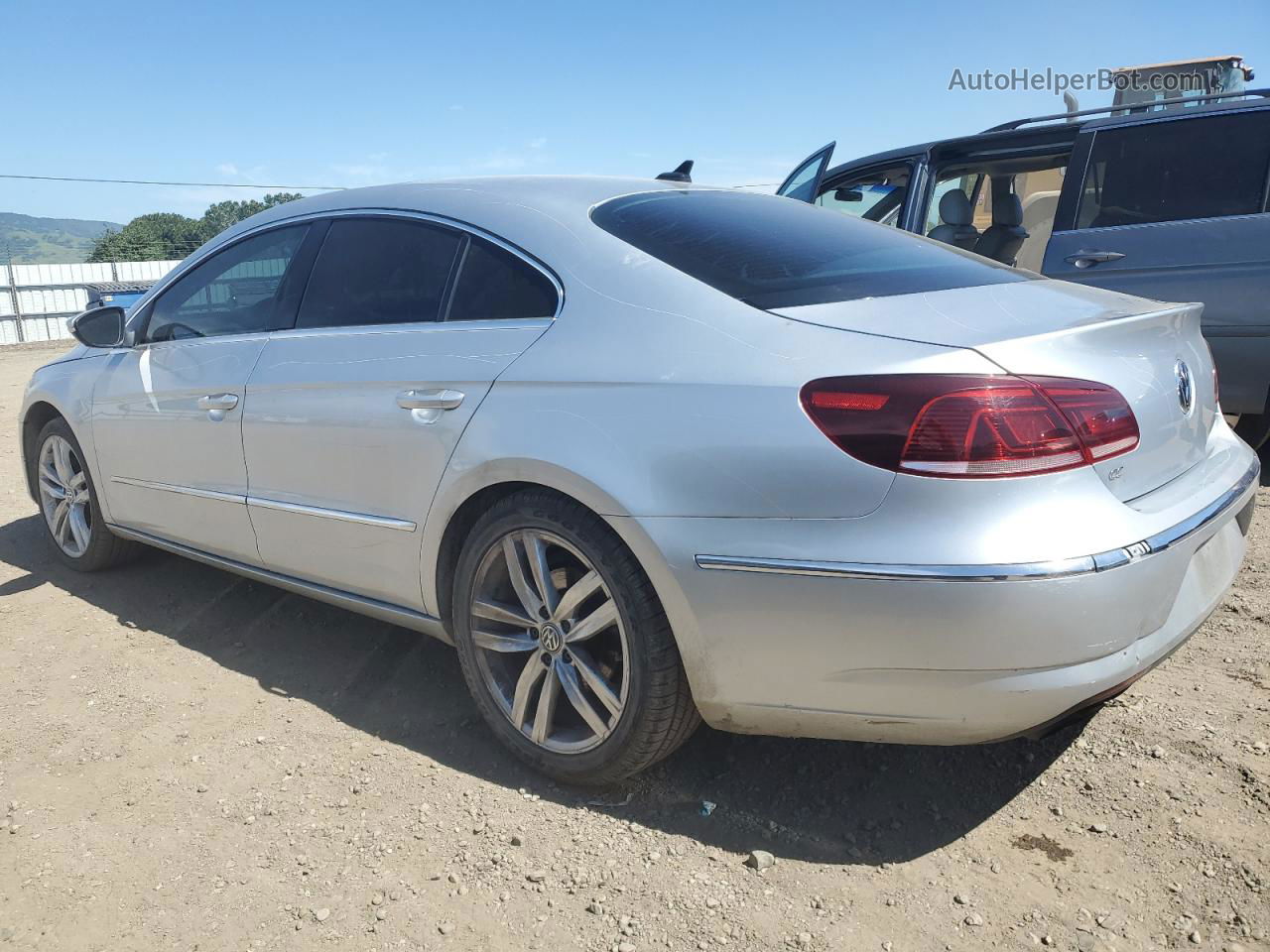 2013 Volkswagen Cc Luxury Silver vin: WVWRN7AN8DE524677