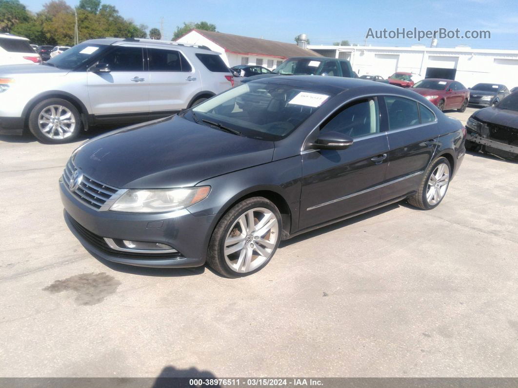 2013 Volkswagen Cc 2.0t Lux Gray vin: WVWRN7AN9DE506852