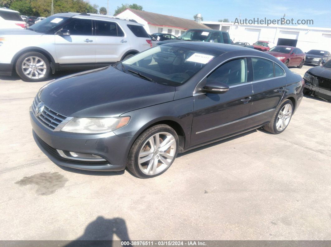 2013 Volkswagen Cc 2.0t Lux Gray vin: WVWRN7AN9DE506852