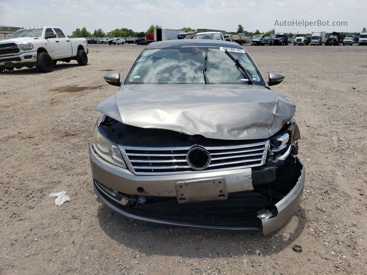 2013 Volkswagen Cc Luxury Gray vin: WVWRN7AN9DE510481