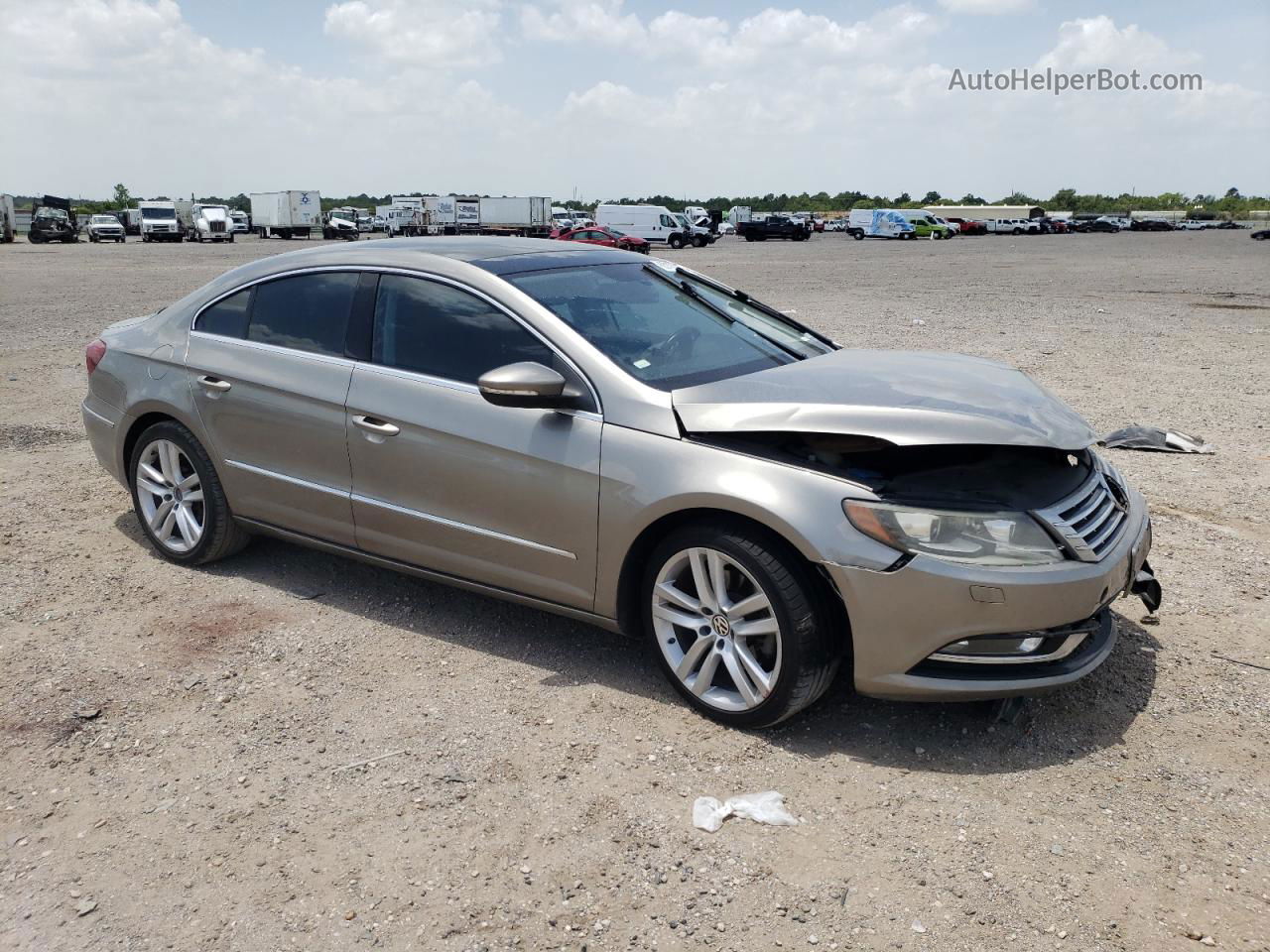 2013 Volkswagen Cc Luxury Gray vin: WVWRN7AN9DE510481