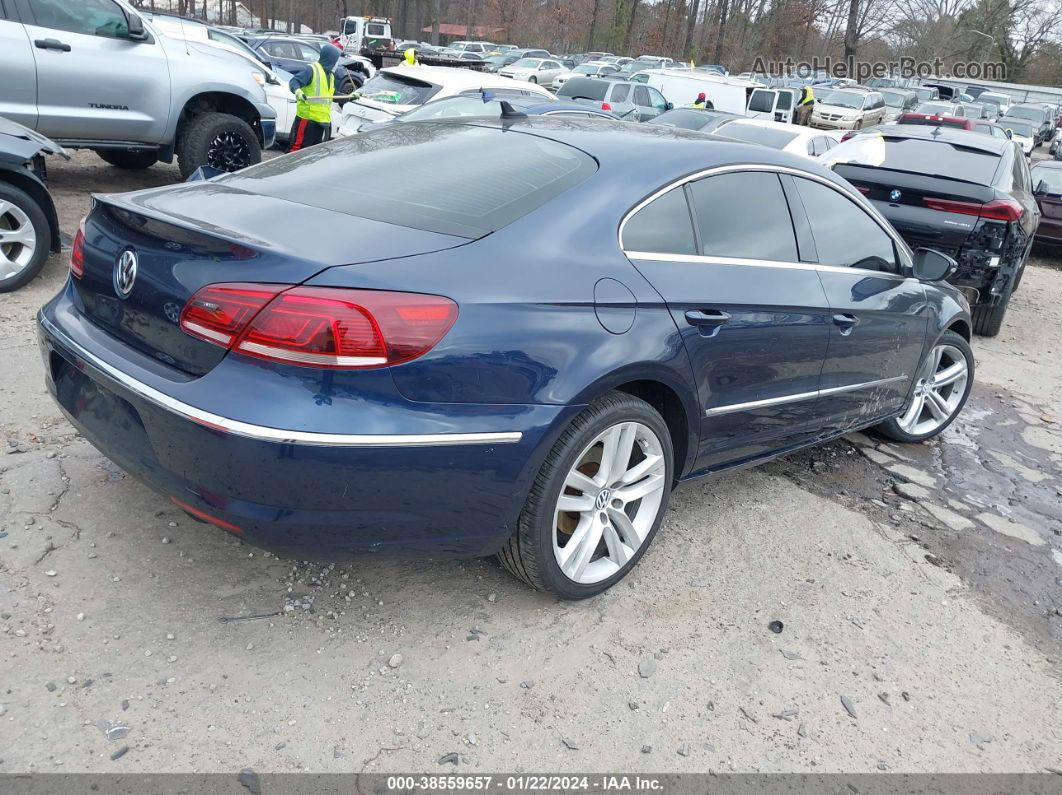 2013 Volkswagen Cc 2.0t Lux Dark Blue vin: WVWRP7AN0DE521847