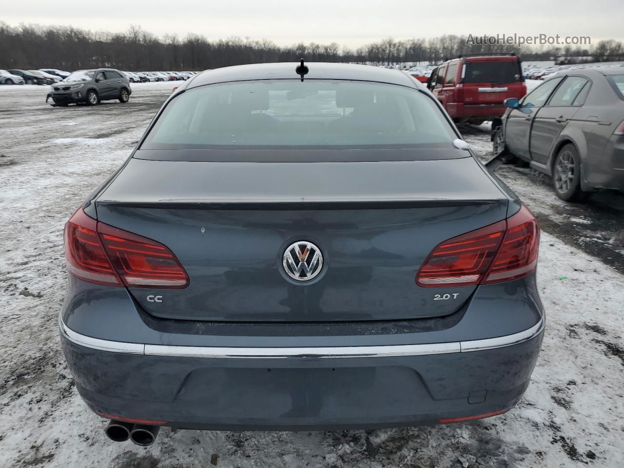 2014 Volkswagen Cc Luxury Charcoal vin: WVWRP7AN2EE514139