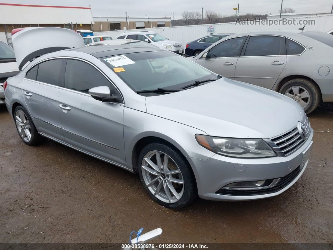 2013 Volkswagen Cc 2.0t Lux Silver vin: WVWRP7AN3DE507666