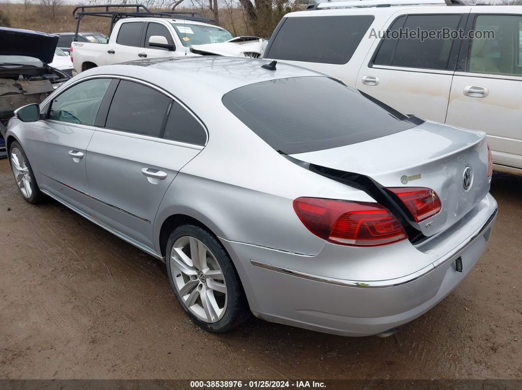 2013 Volkswagen Cc 2.0t Lux Silver vin: WVWRP7AN3DE507666