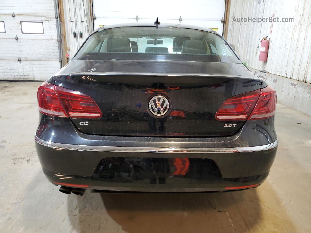 2014 Volkswagen Cc Luxury Black vin: WVWRP7AN3EE506454