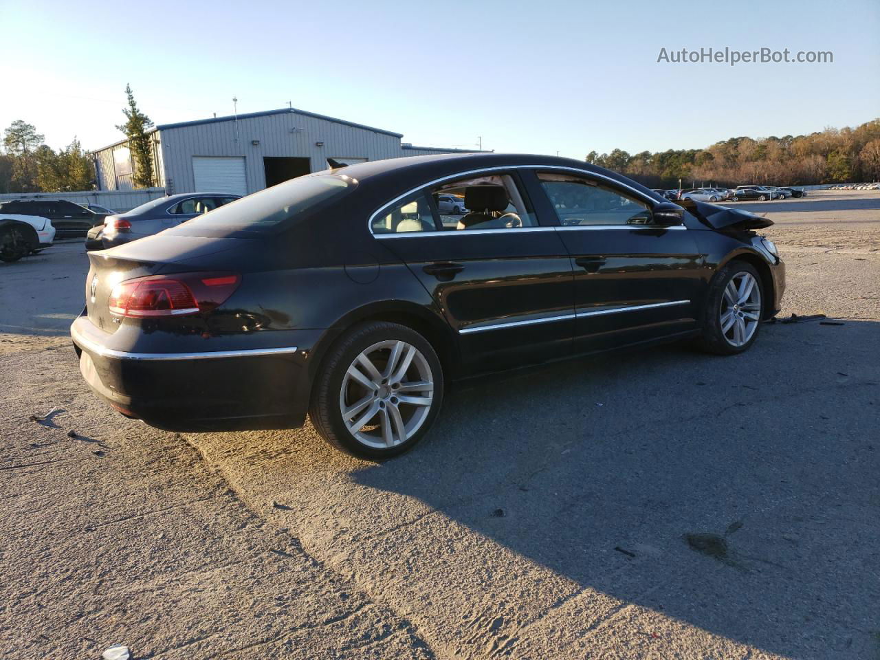 2014 Volkswagen Cc Luxury Black vin: WVWRP7AN4EE537082