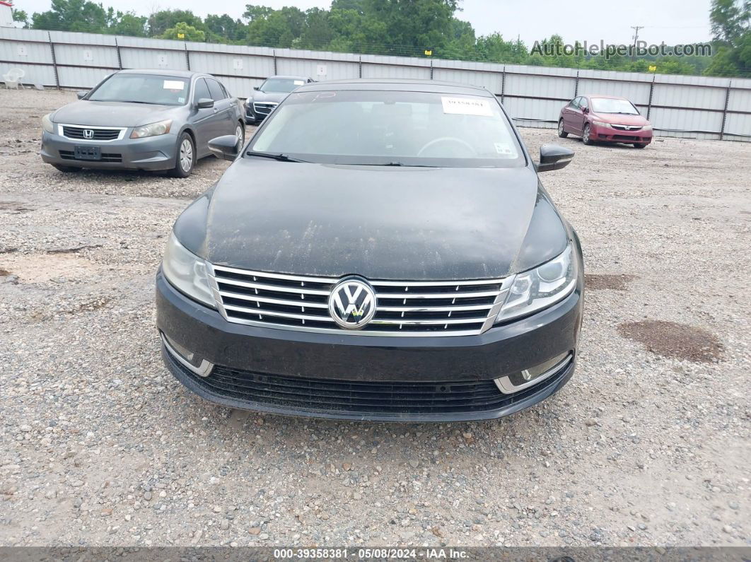 2013 Volkswagen Cc 2.0t Lux Black vin: WVWRP7AN5DE516563