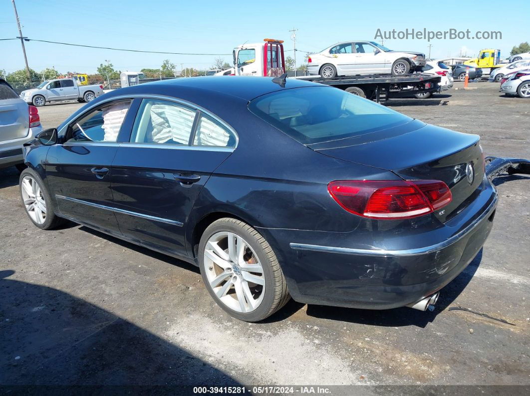 2013 Volkswagen Cc 2.0t Lux Black vin: WVWRP7AN5DE571451