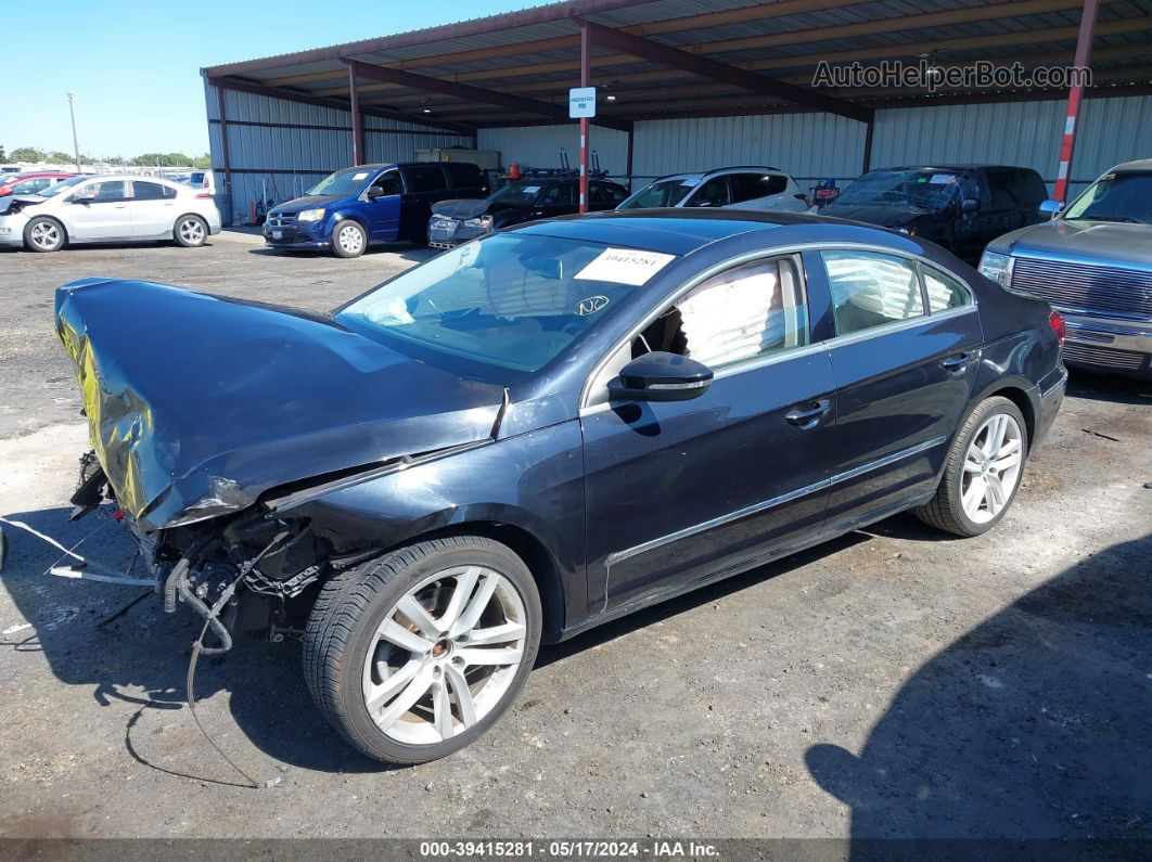 2013 Volkswagen Cc 2.0t Lux Black vin: WVWRP7AN5DE571451