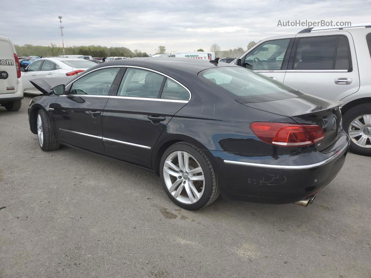 2014 Volkswagen Cc Luxury Black vin: WVWRP7AN5EE509694