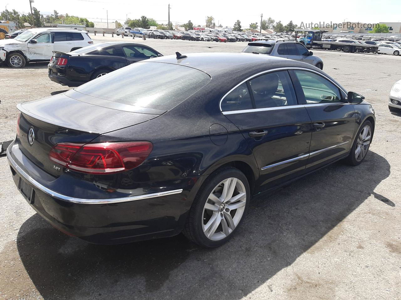 2013 Volkswagen Cc Luxury Black vin: WVWRP7AN6DE510495