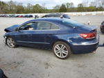 2013 Volkswagen Cc Luxury Blue vin: WVWRP7AN7DE548429