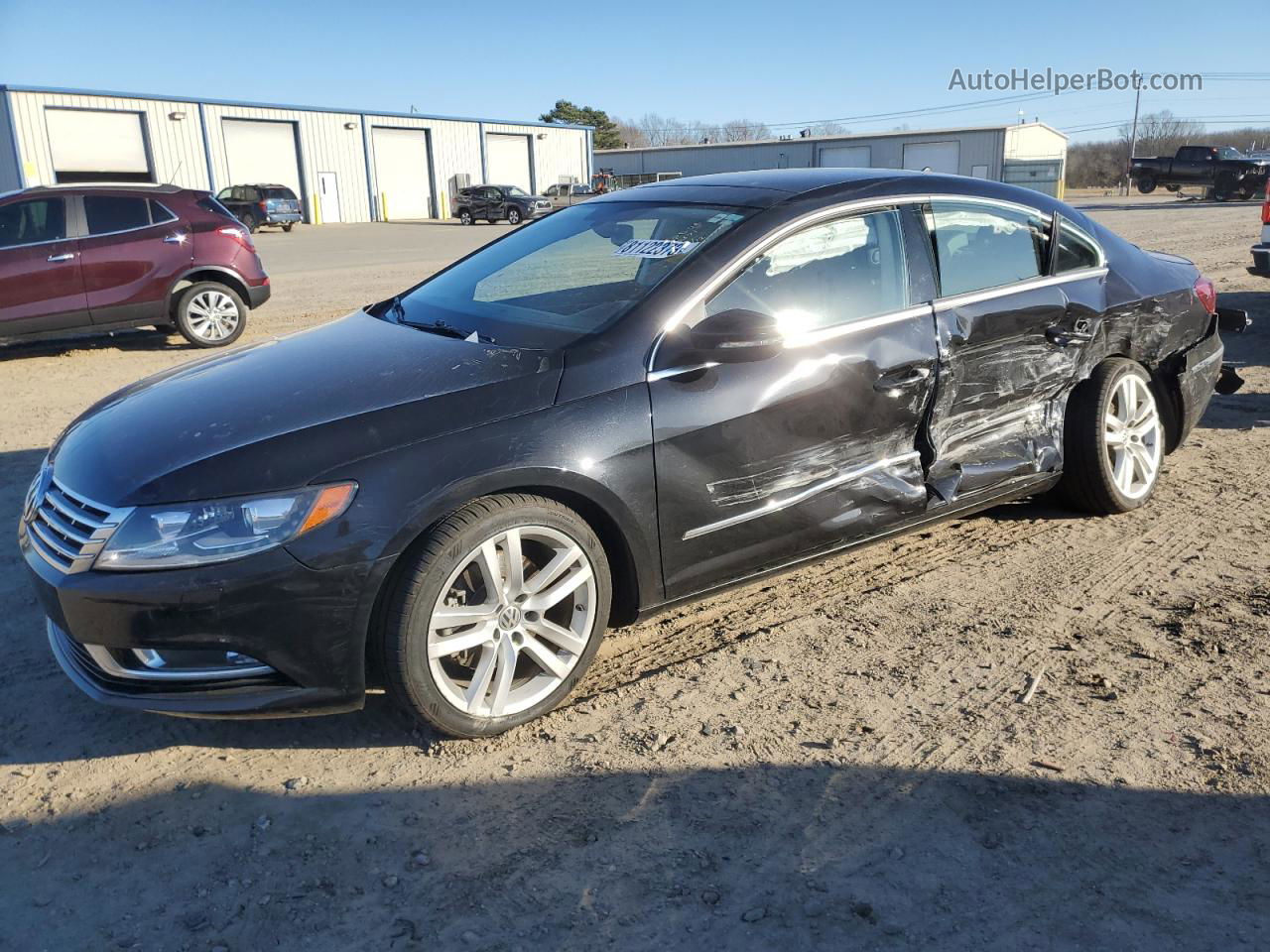 2014 Volkswagen Cc Luxury Black vin: WVWRP7AN7EE537013