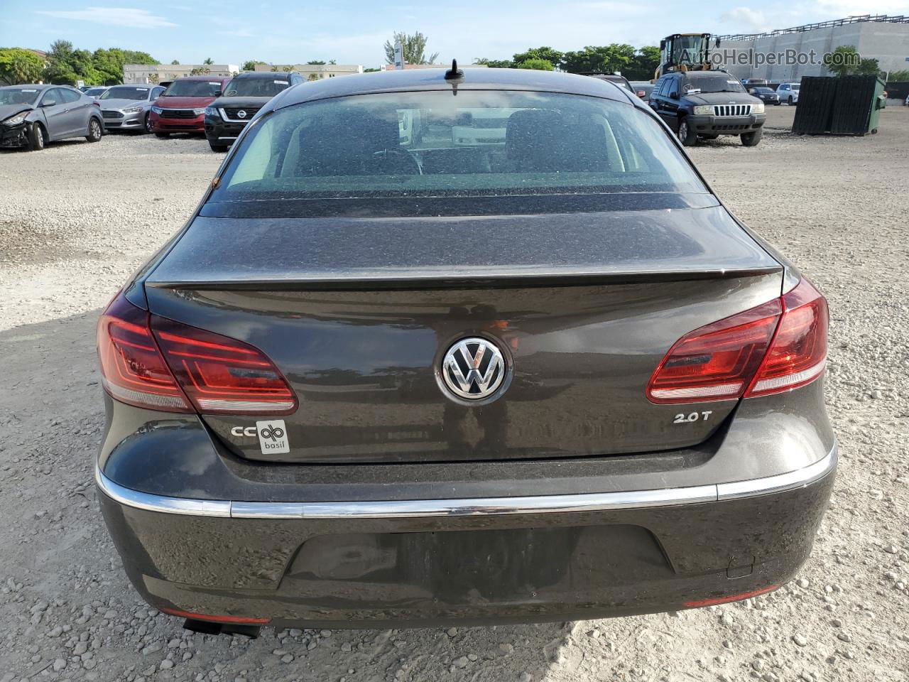 2013 Volkswagen Cc Luxury Charcoal vin: WVWRP7AN8DE525581