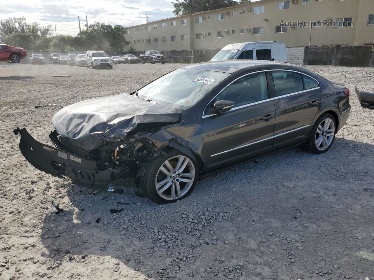 2013 Volkswagen Cc Luxury Charcoal vin: WVWRP7AN8DE525581