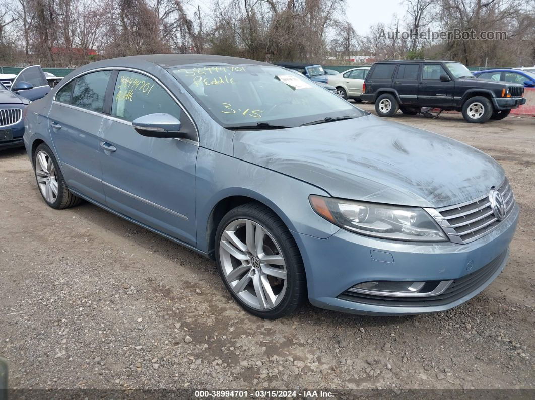 2013 Volkswagen Cc 2.0t Lux Blue vin: WVWRP7AN9DE512810