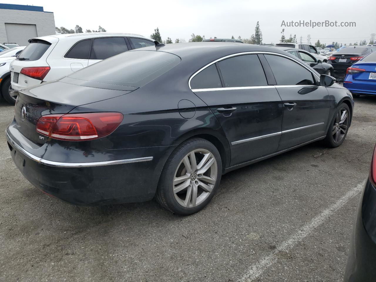 2013 Volkswagen Cc Luxury Black vin: WVWRP7AN9DE544527