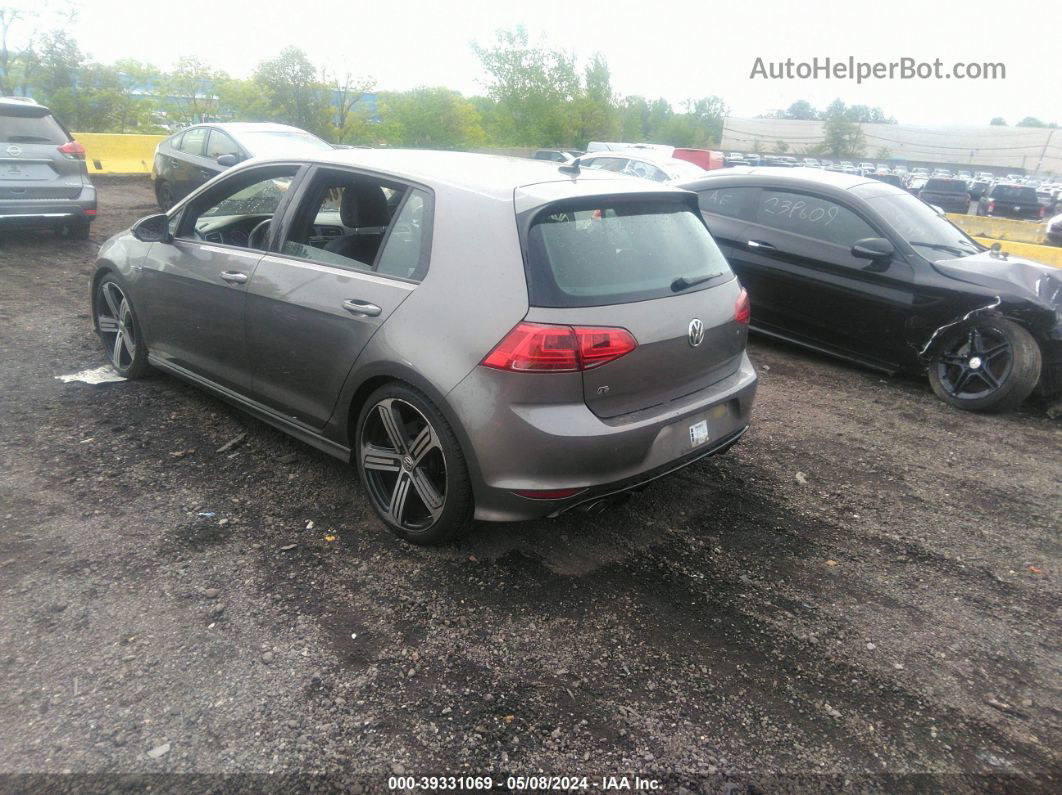 2016 Volkswagen Golf R 4-door Gray vin: WVWUF7AU3GW053485