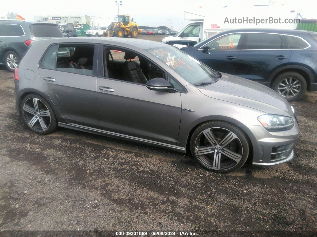 2016 Volkswagen Golf R 4-door Gray vin: WVWUF7AU3GW053485