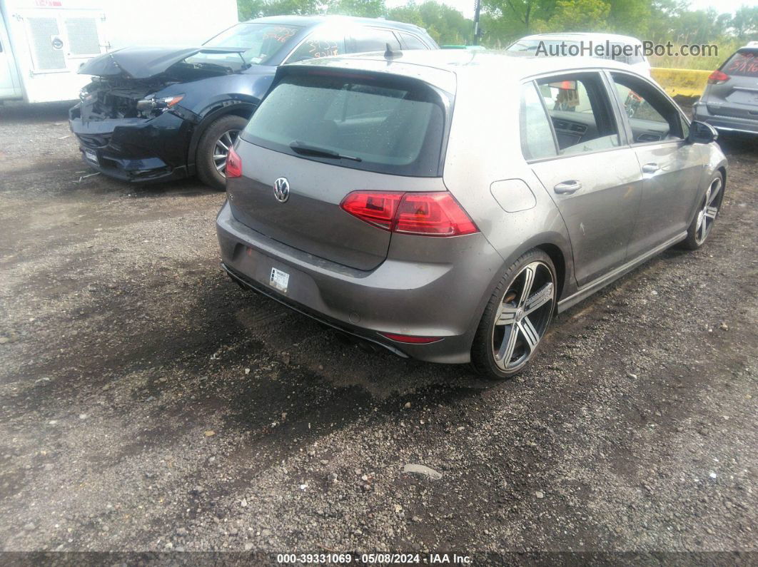 2016 Volkswagen Golf R 4-door Gray vin: WVWUF7AU3GW053485