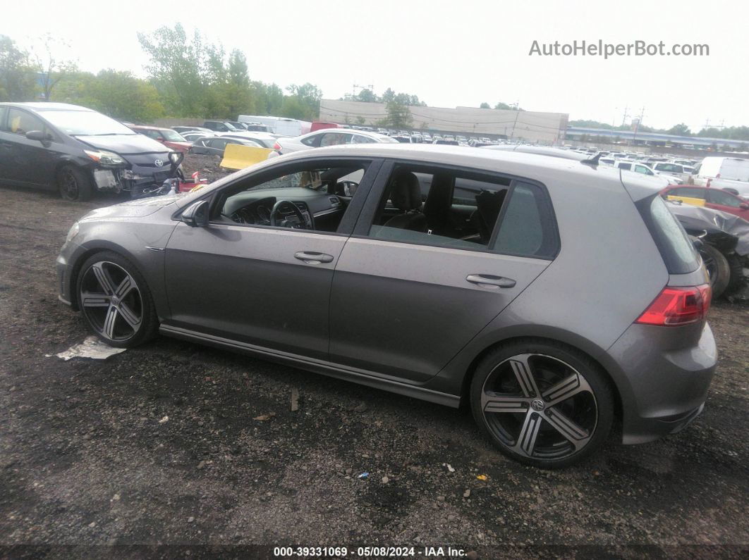 2016 Volkswagen Golf R 4-door Gray vin: WVWUF7AU3GW053485