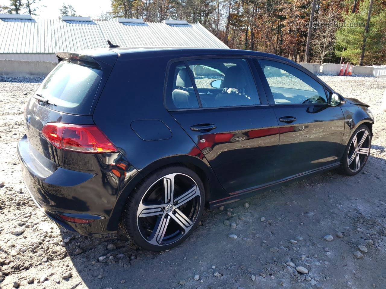 2016 Volkswagen Golf R  Black vin: WVWUF7AU5GW079344