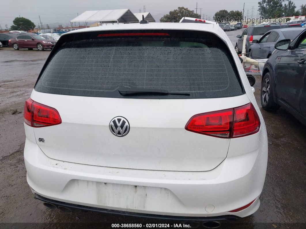 2016 Volkswagen Golf R 4-door White vin: WVWUF7AU7GW117852