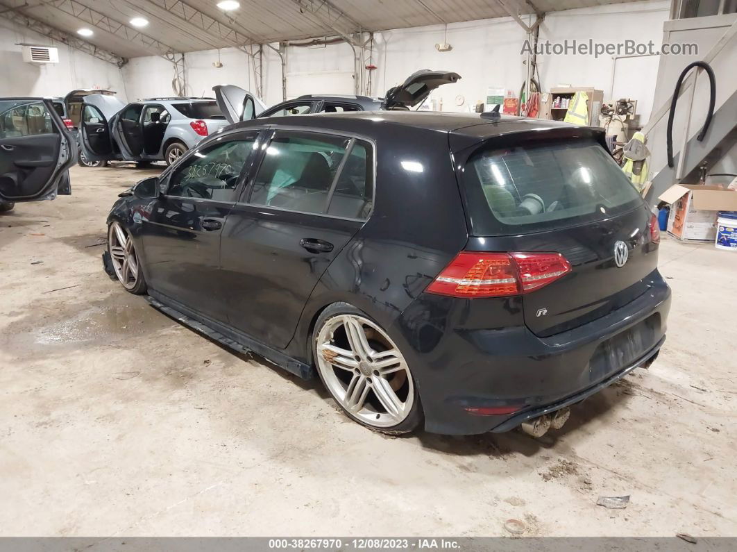 2016 Volkswagen Golf R 4-door Черный vin: WVWUF7AU8GW032745